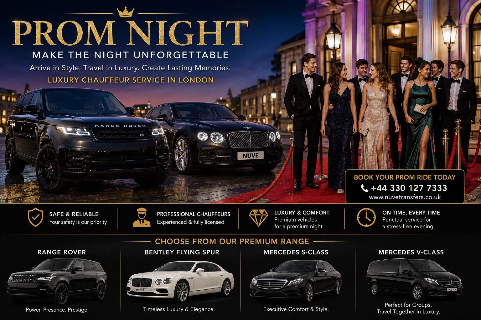 Luxury Prom Travel in London | Range Rover & Bentley Hire
